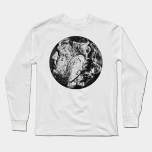 Art Drawing Jelly Roll #10 retro Long Sleeve T-Shirt